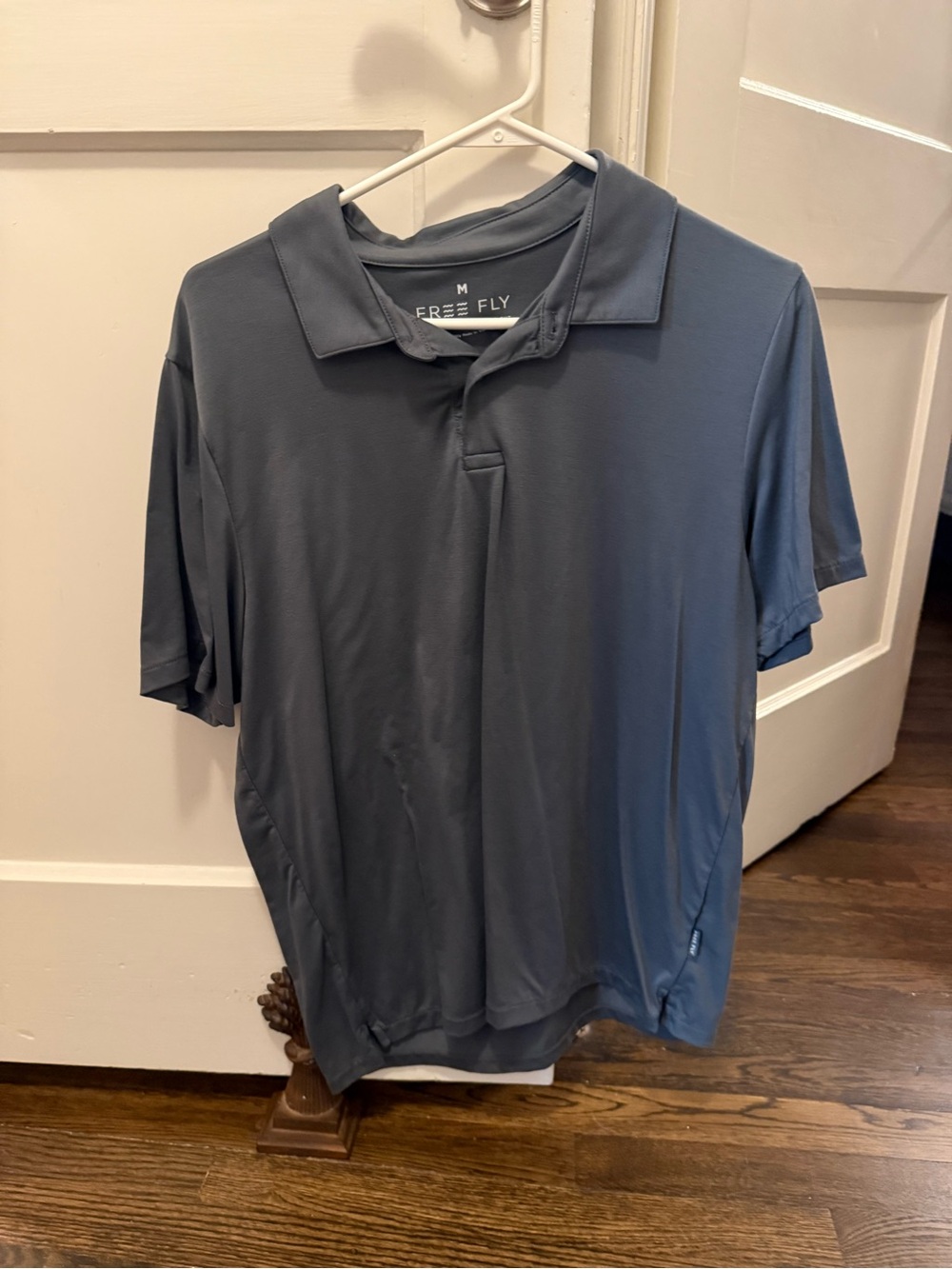 Men’s Slate Gray Free Fly Polo